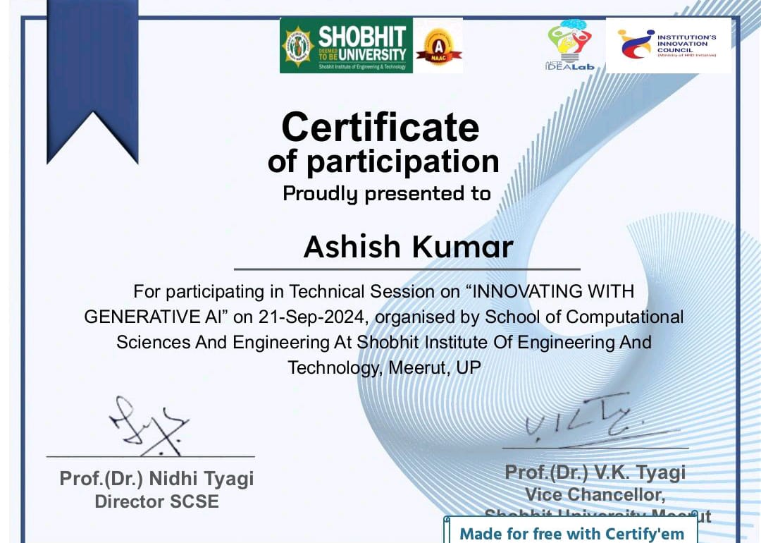 Innovating with Generative AI